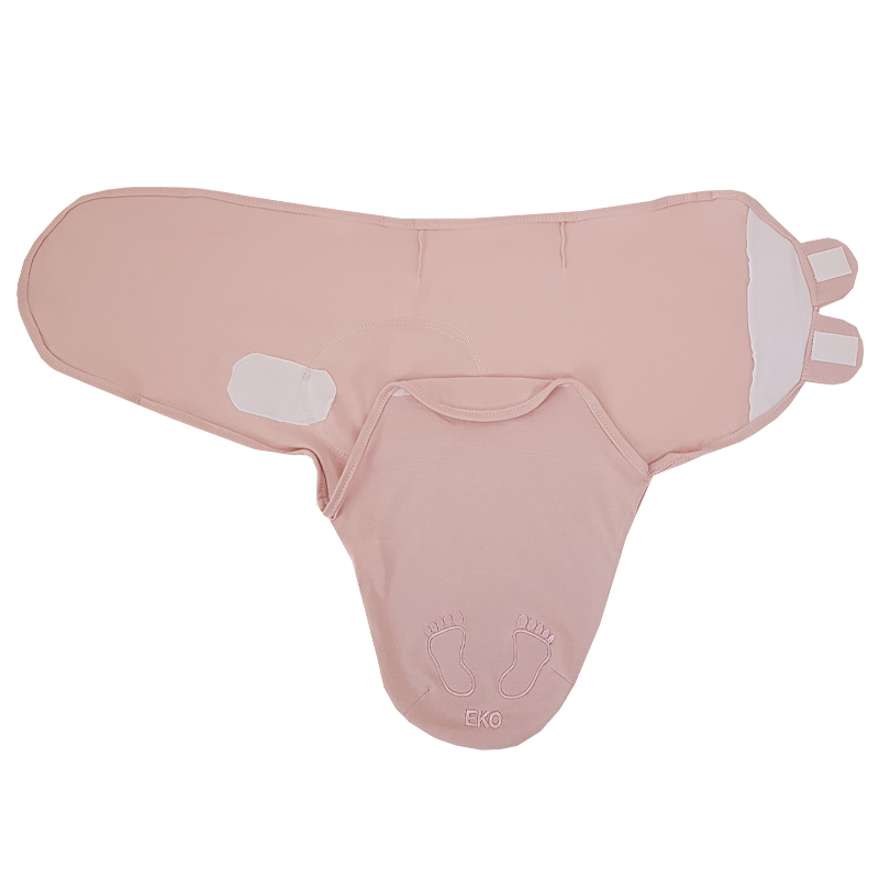 EKO Couverture d'emmaillotage en coton Ulitka Rose poudré 3-6 kg – Image 6