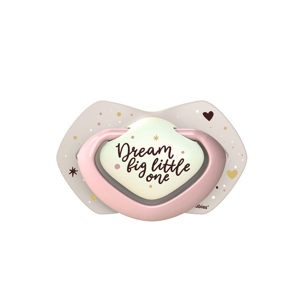 CANPOL BABIES Set de chupetes de silicona simétricos Light touch 0-6m Sleepy koala rosa - Imagen 6