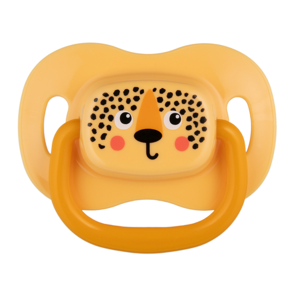 CANPOL BABIES Set de sucettes symétriques en silicone BabiesBoo 6-18m 2 pièces orange – Image 6