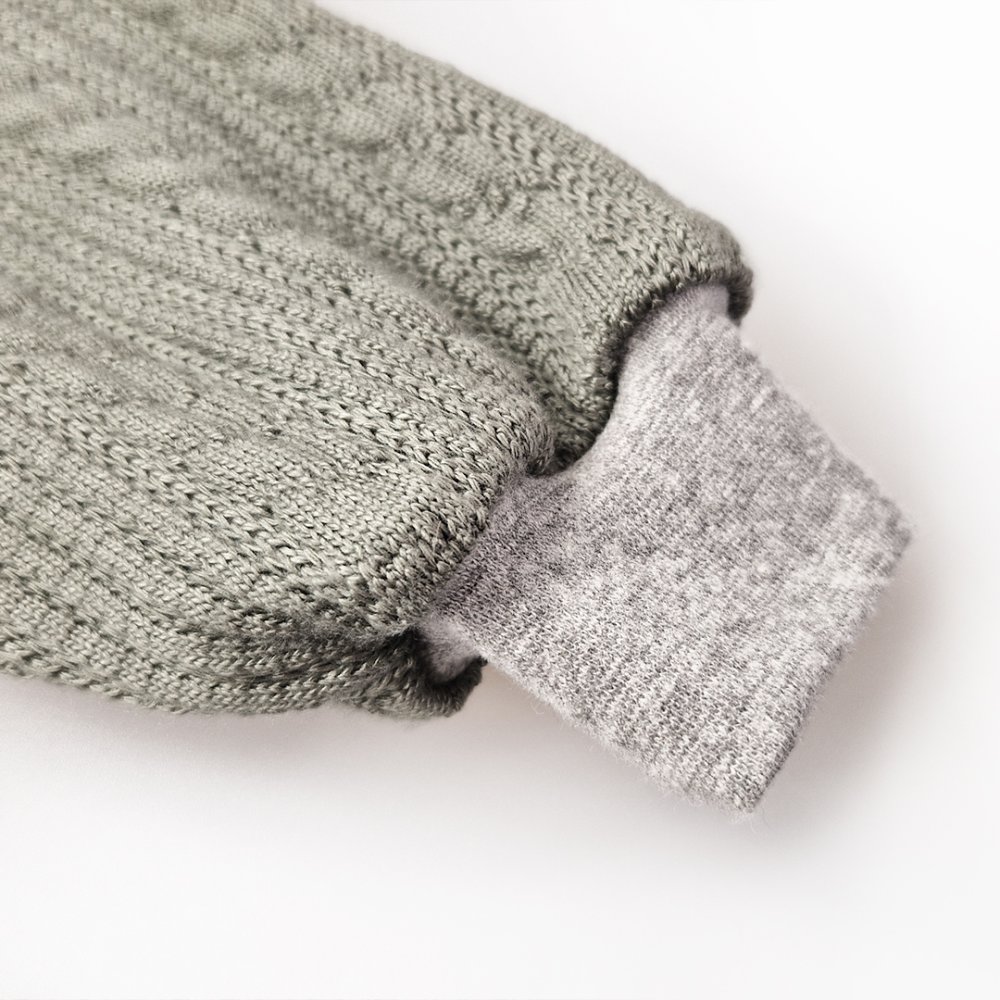 Veste doublée Outlast® - mousse/rayure chiné blanc gris 62-68 – Image 3