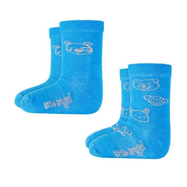 Kinder Socken Set Bild Outlast® - Blau 15-19 | 10-13 cm