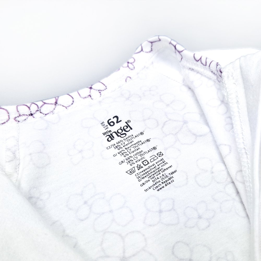 Tutina leggera STAMPA DR Outlast® - fiori bianchi 62 - immagine 4