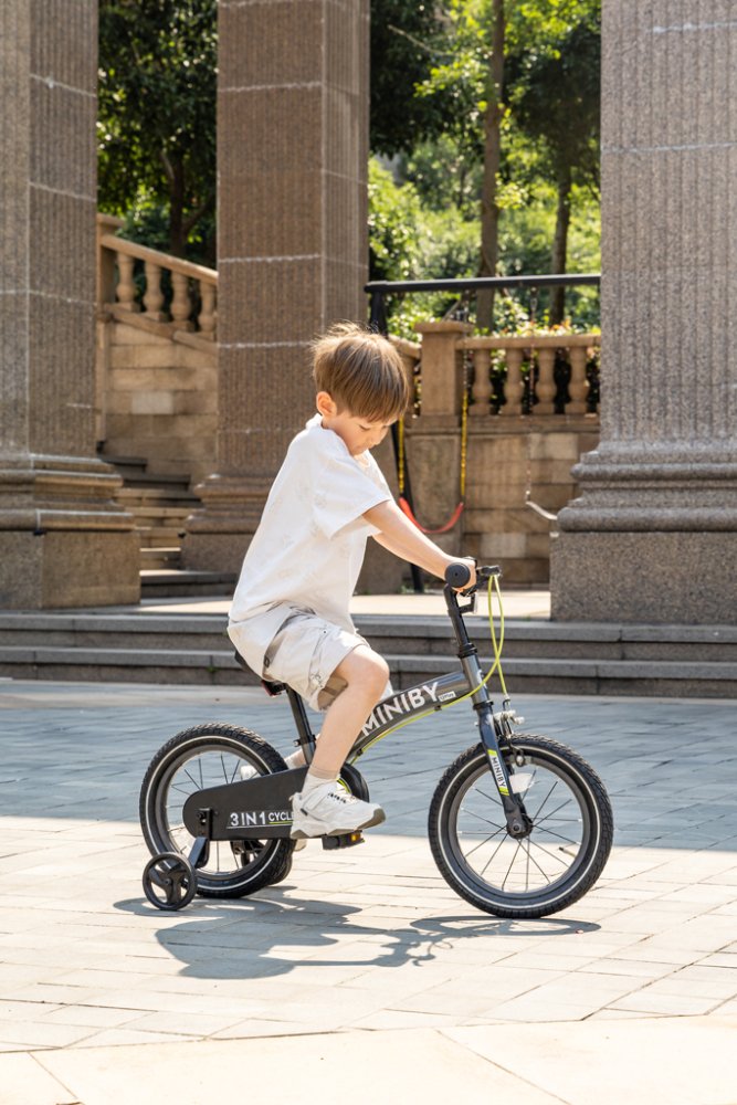 QPLAY Rowerek Miniby 3w1 Grey, wiek 2-8 lat - obrazek 6