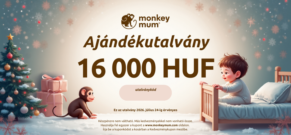 Ajándékutalvány értéke 16 000 HUF Kismajom