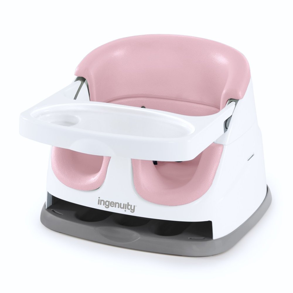INGENUITY Jídelní židlička na židli 2v1 Baby Base™ Peony 6m+ do 15 kg