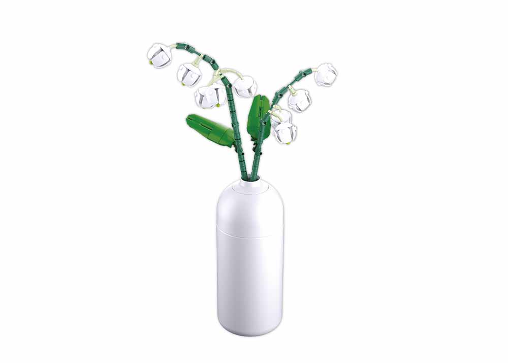 Sluban Flowers M38-B1101-09 Konvalinky ve váze