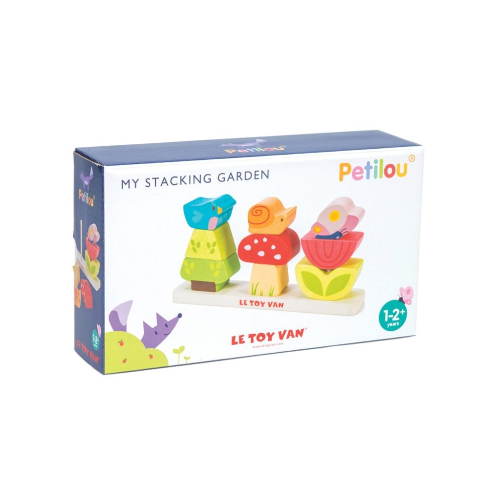 Le Toy Van Petilou Nasazovací kostky Veselá zahrádka (obrázek 5)