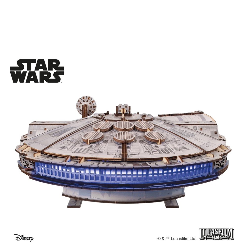 Ugears 3D dřevěná mechanická skládačka Star Wars Millennium Falcon (obrázek 7)
