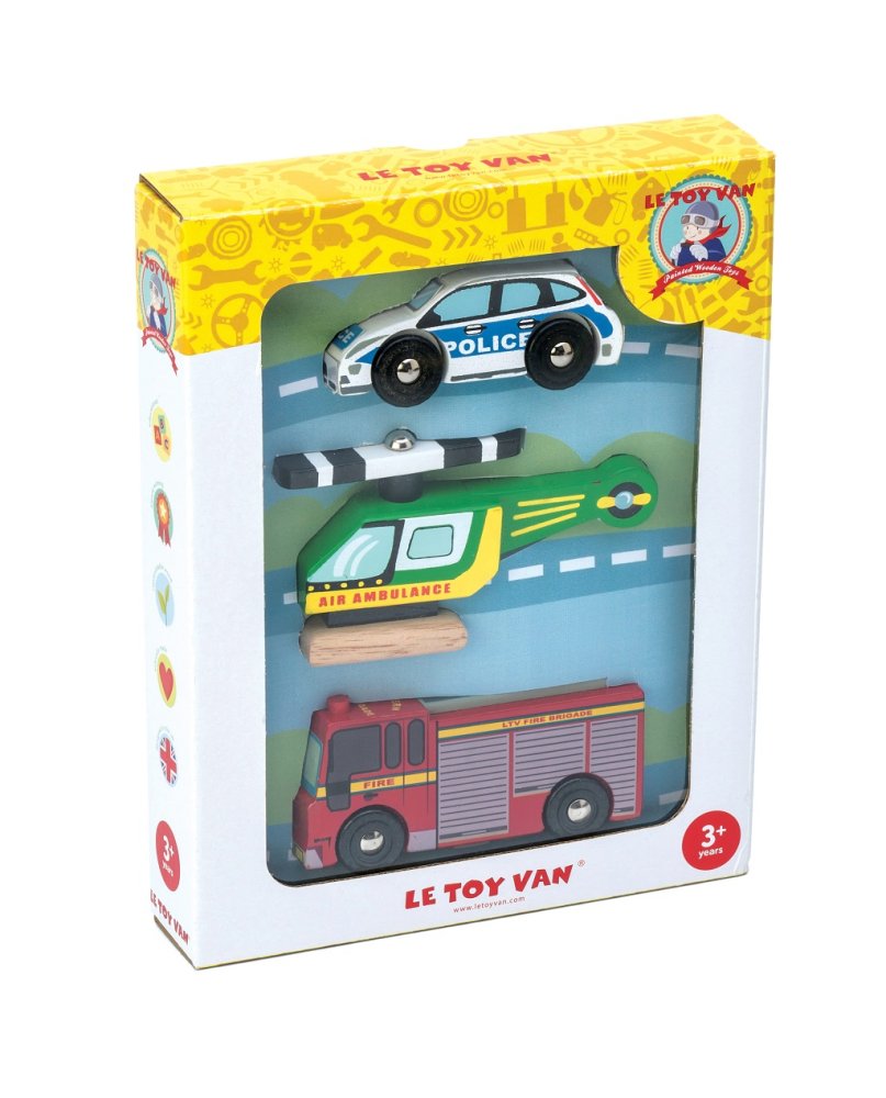 Le Toy Van Set autíček Záchranáři (obrázek 3)