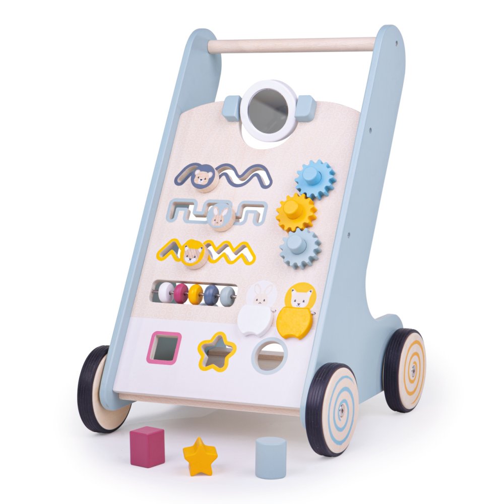 Bigjigs Baby Actieve Loopwagen Bosdieren