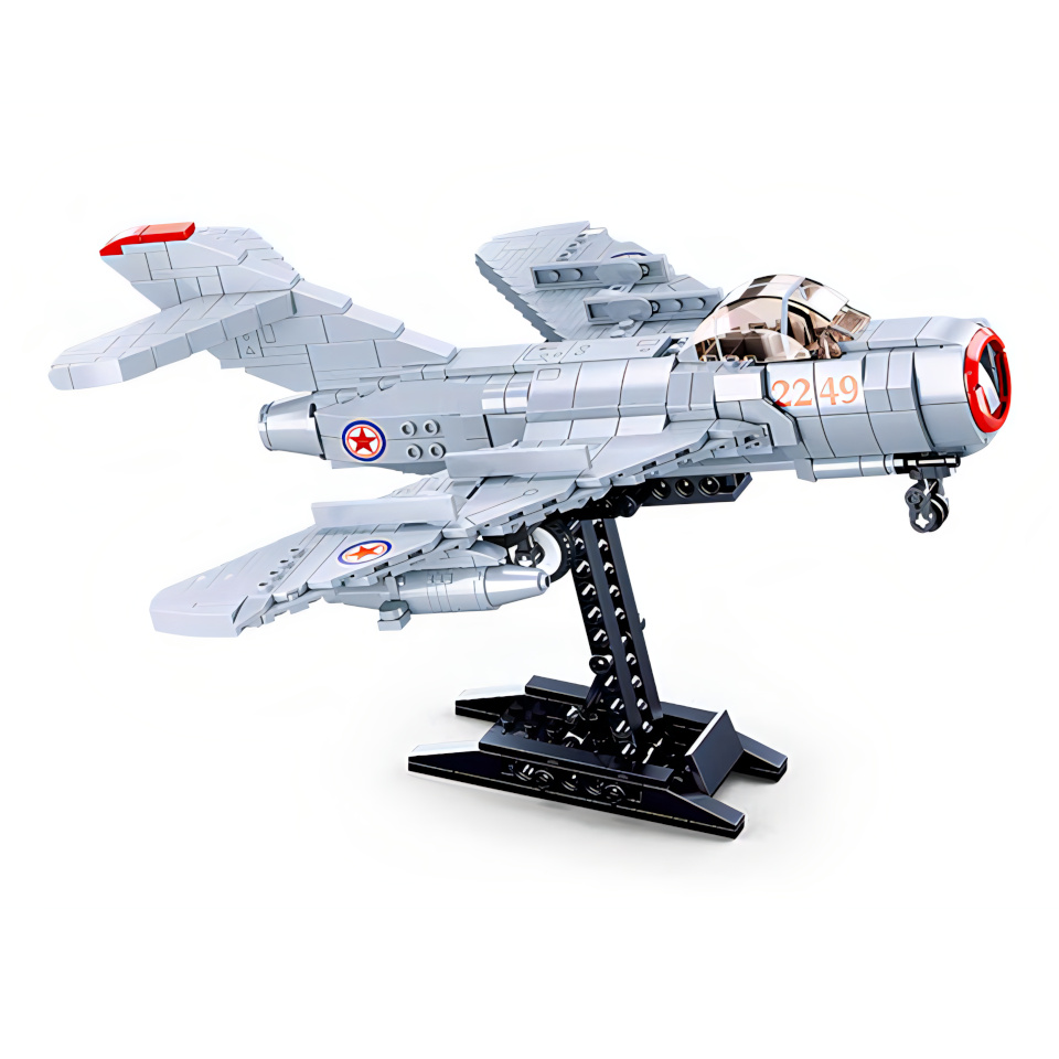Sluban Model Bricks M38-B0983 Proudový stíhací letoun MiG-15 (obrázek 4)