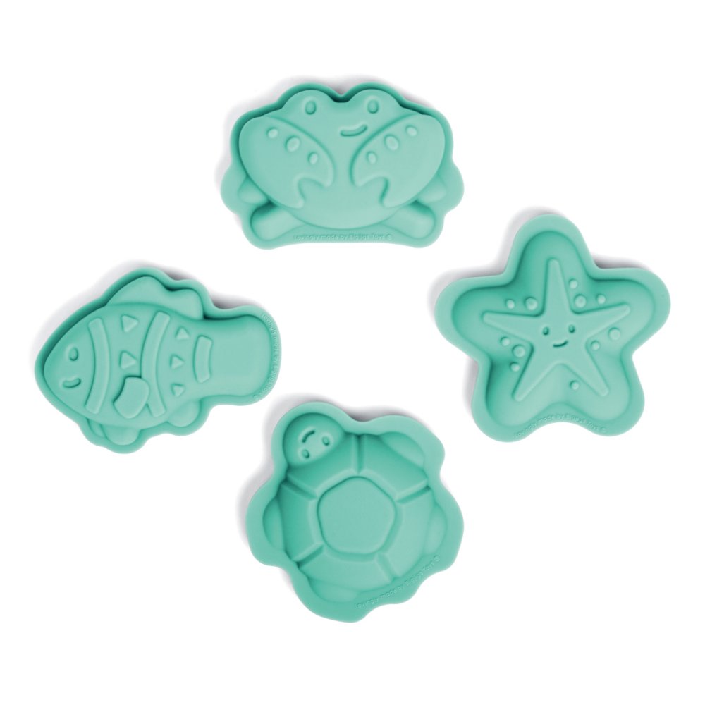 Bigjigs Toys Silikonowe foremki zielone Eggshell