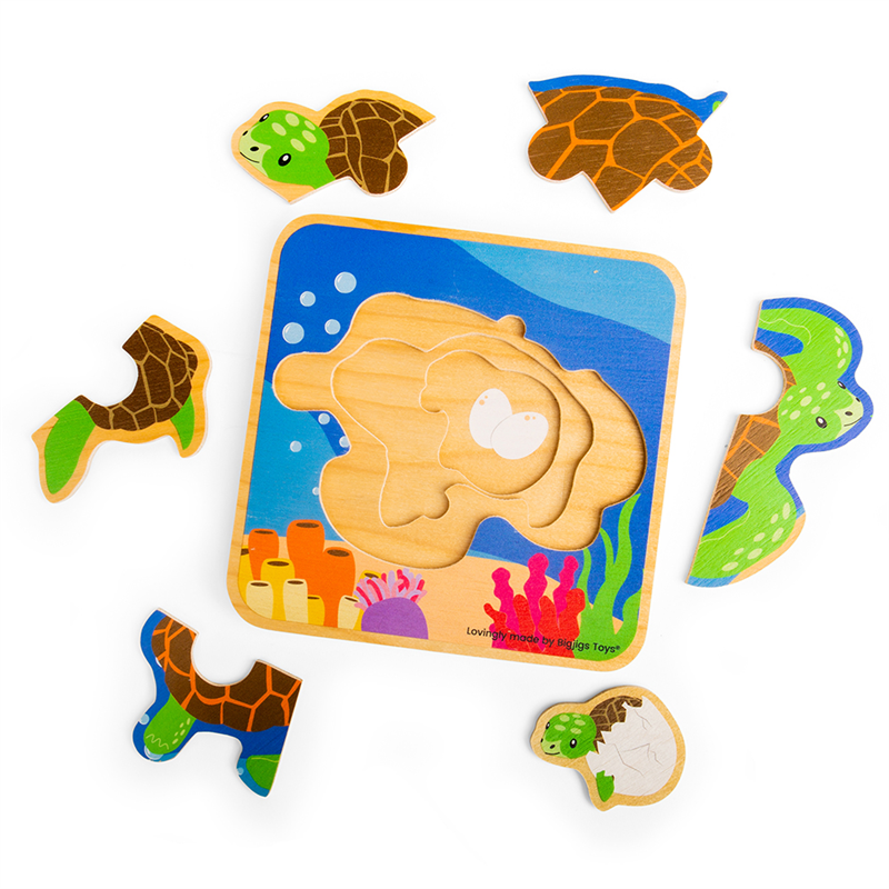 Bigjigs Toys Puzzle Životní cyklus želvy (obrázek 9)