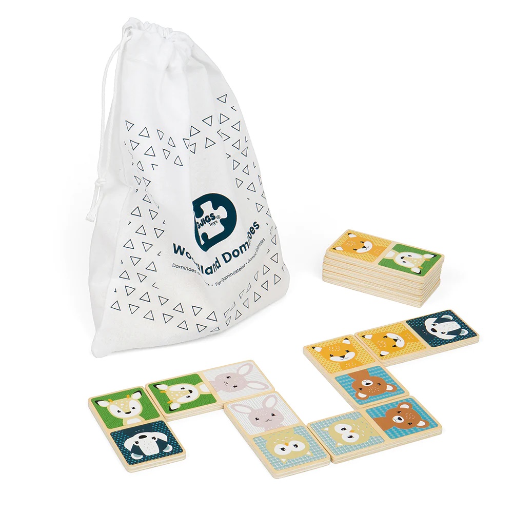 Bigjigs Toys Domino lesní zvířátka (obrázek 6)