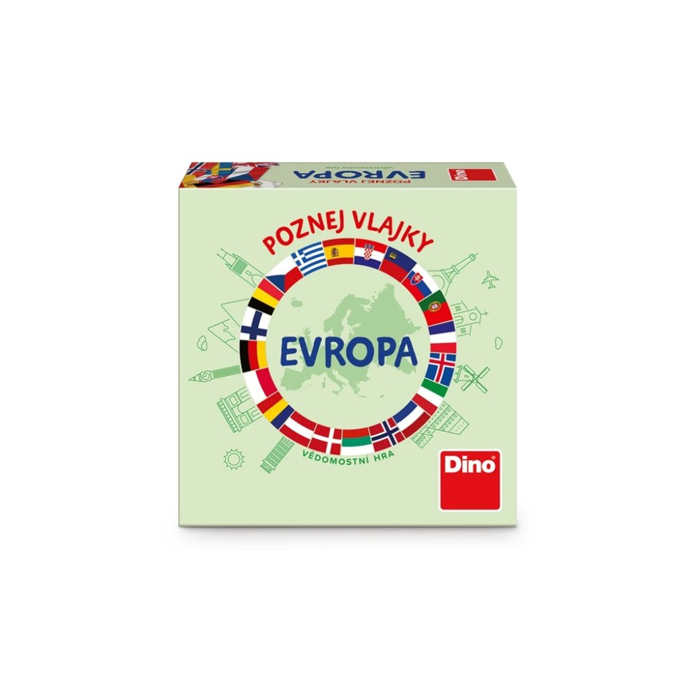 Dino Cestovní hra Poznej vlajky - Evropa (obrázek 5)