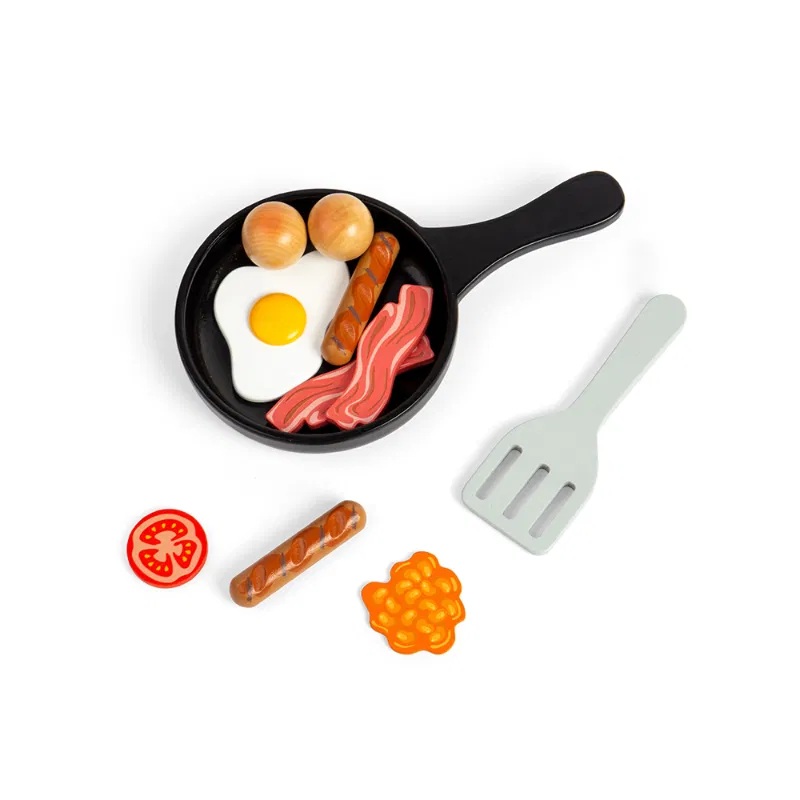 Bigjigs Toys Snídaně na pánvi (obrázek 7)