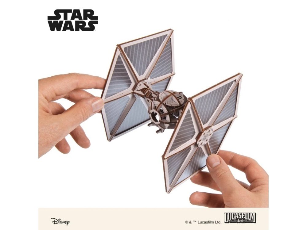 Ugears 3D dřevěná mechanická skládačka Star Wars Stíhačka TIE (obrázek 6)