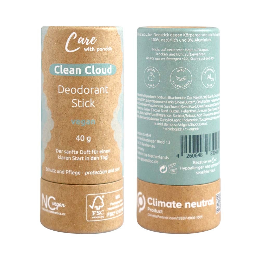 Tuhý Dezodorant Clean Cloud Vegan, 40 G