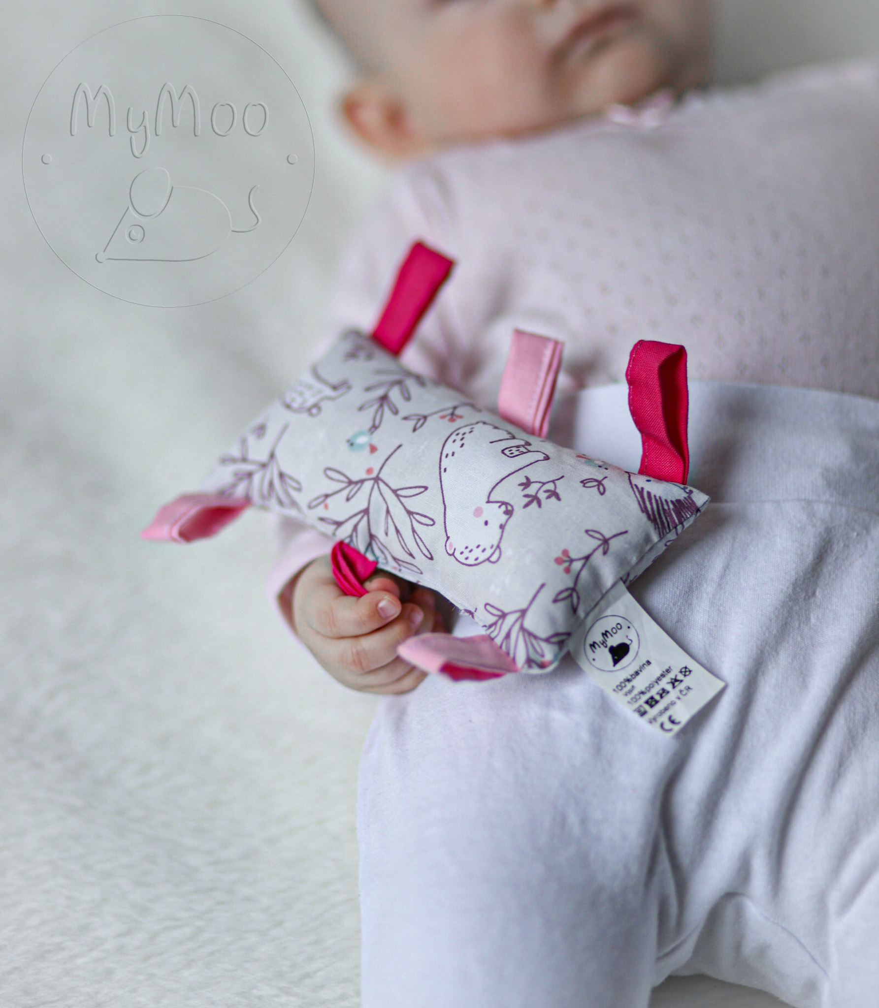 MyMoo Montessori Gripping Pillow - For Girls,MyMoo Montessori Gripping Pillow - For Girls