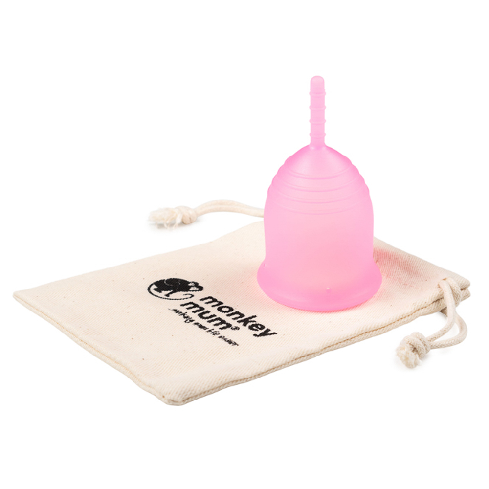 Menstruační Kalíšek Monkey Mum® - Smooth Jessica - S Sv. Růžová