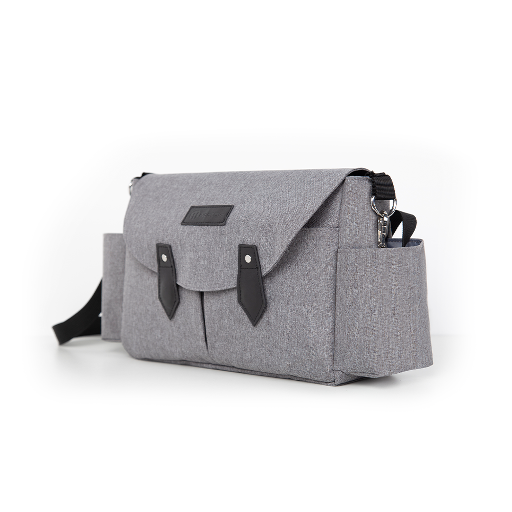 PETITE&MARS Torba Za Previjanje Sara Grey Black