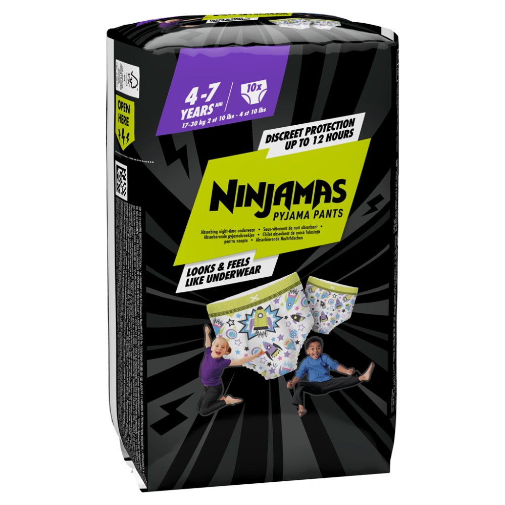 NINJAMAS Pyjamabroek Ruimteschepen, 10 Stuks, 7 Jaar, 17kg-30kg