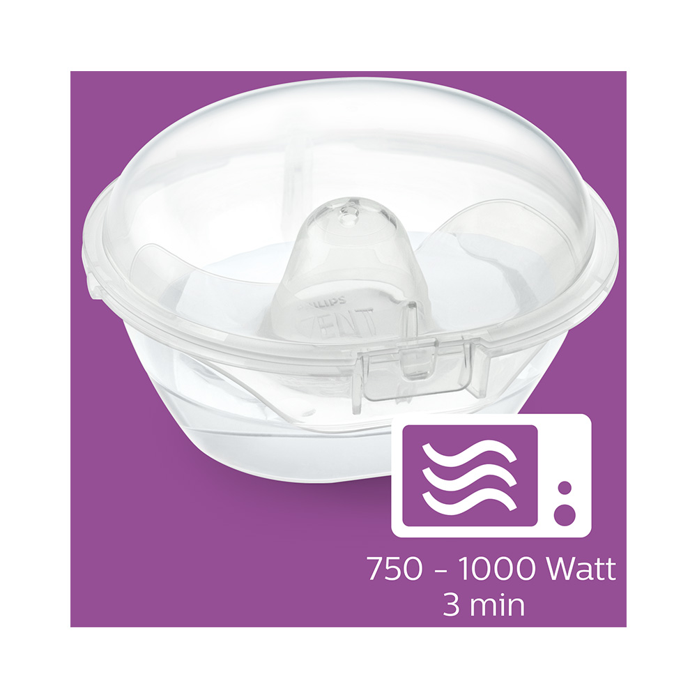 Proteggi capezzolo Philips AVENT - piccolo 2 pezzi + scatola sterile - immagine 7