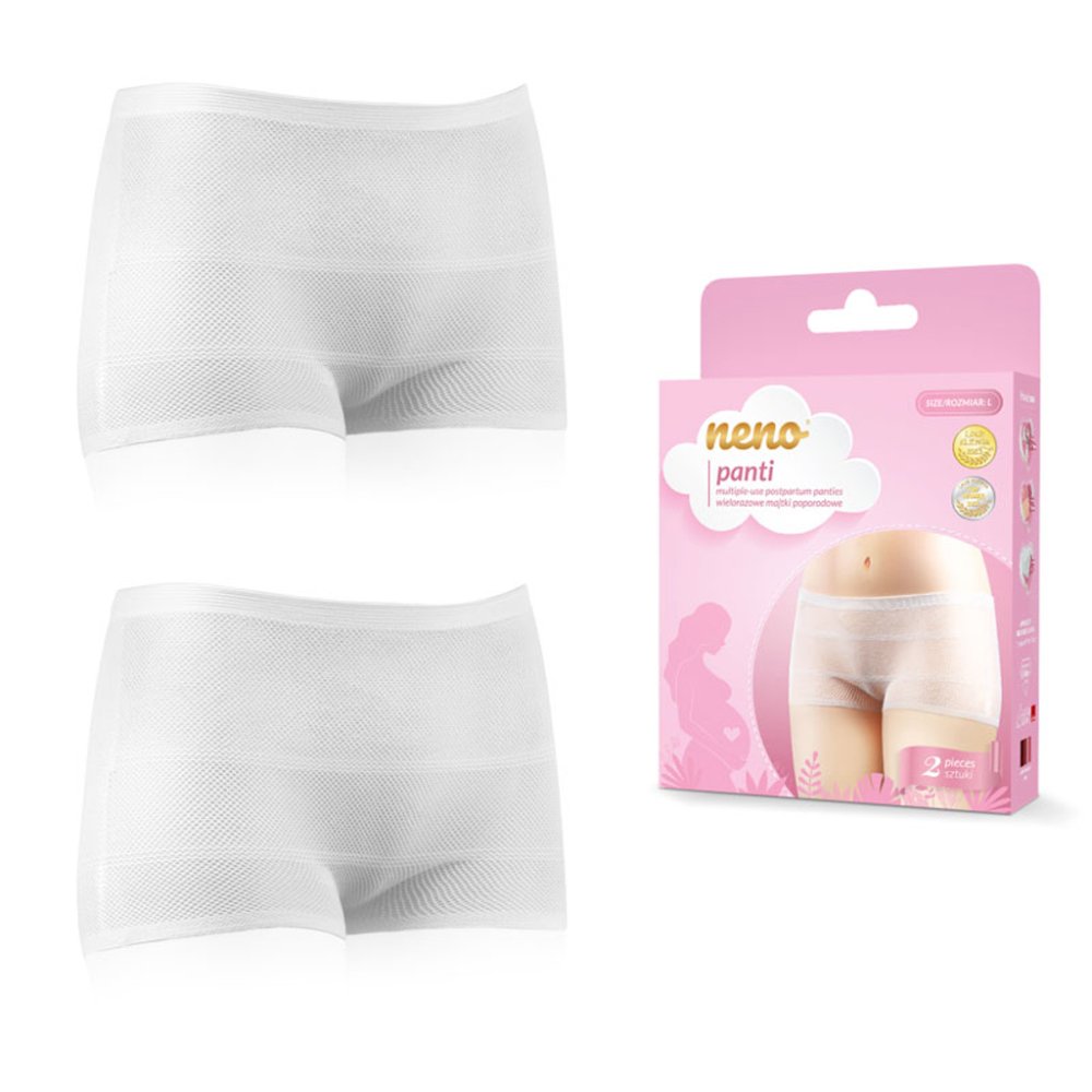 NENO Culottes post-partum réutilisables Panti L, 2 pièces