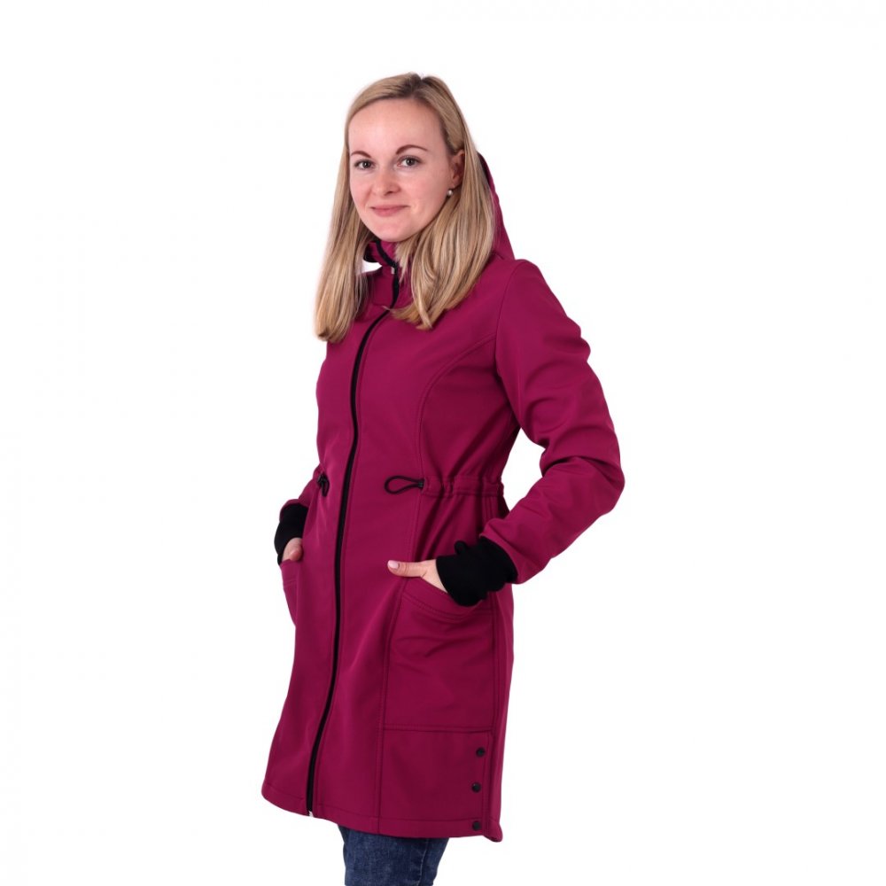 Cappotto softshell da donna Hana, fucsia XL do 165 cm - immagine 3