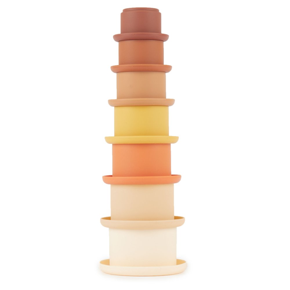 Bieco - Set di bicchieri impilabili in silicone - Chocolate Bliss - immagine 3