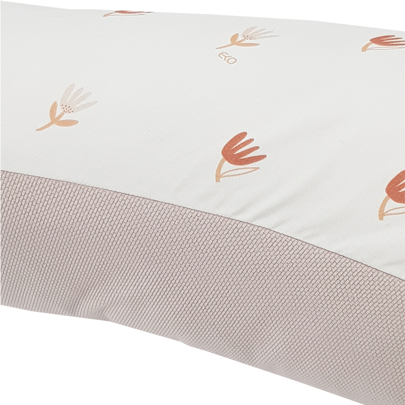 Coussin d'allaitement EKO velvet Beige Meadow 180cm – Image 4