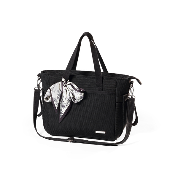 BABYONO Borsa fasciatoio Carmen - black
