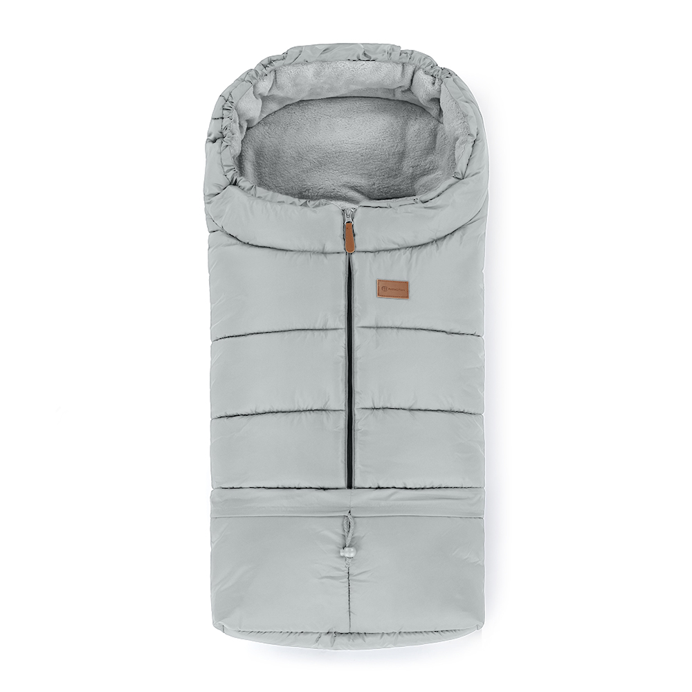PETITE&MARS Set sacco invernale Jibot 3in1 + guanti per passeggino Jasie Quiet Grey - immagine 6