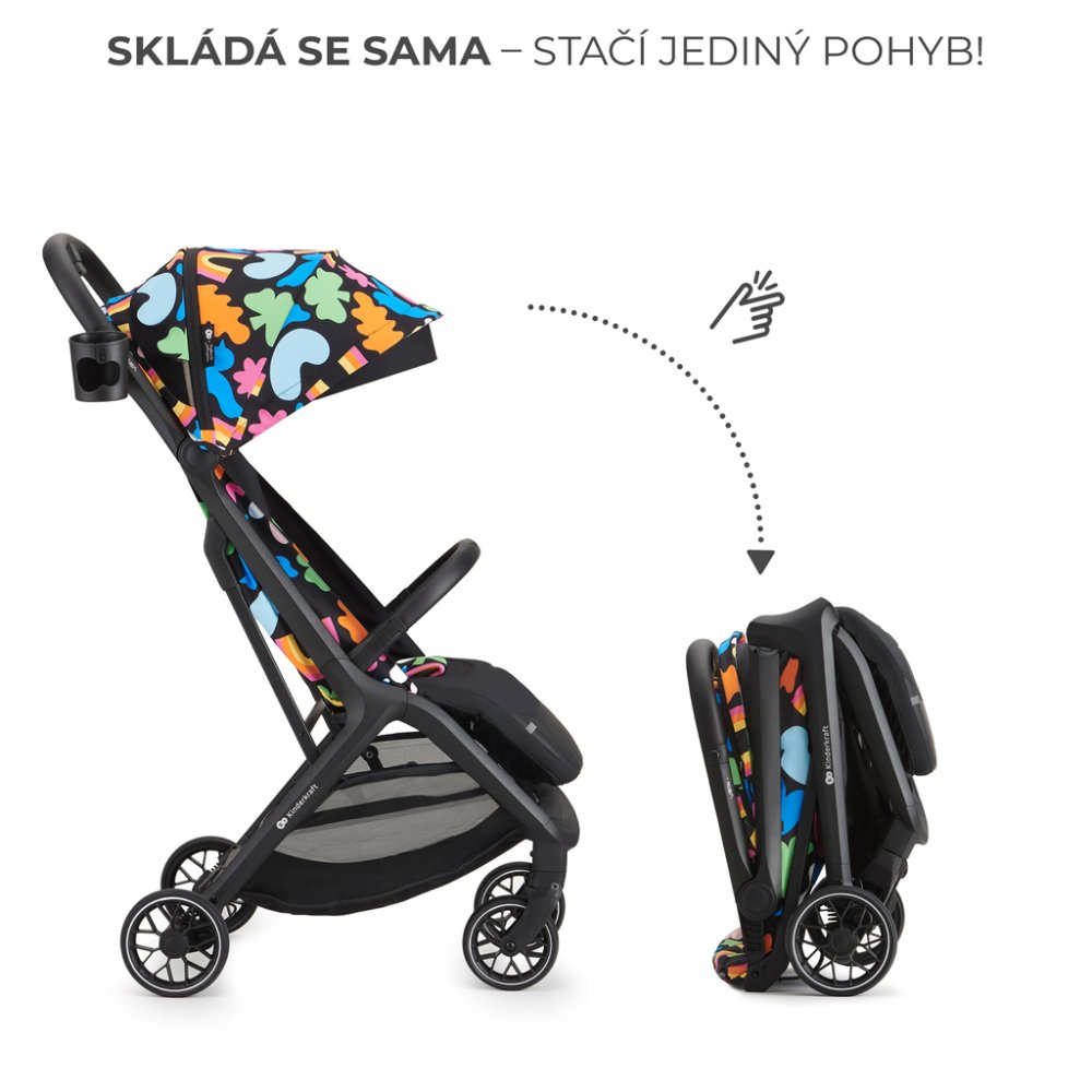 KINDERKRAFT SELECT Passeggino sportivo Nubi 2 Happy shapes - immagine 3
