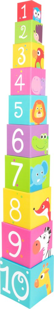 small foot Torre de madera con animales