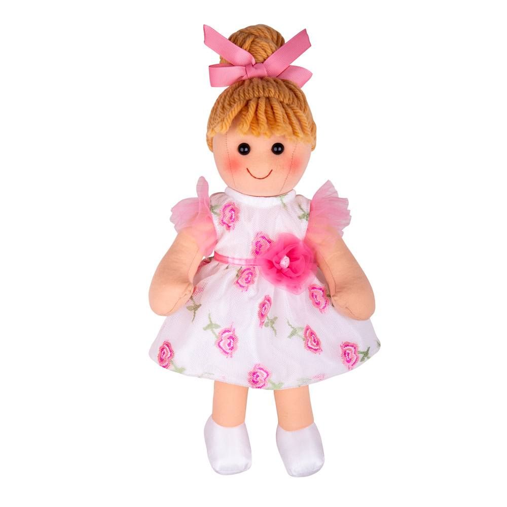 Bigjigs Toys Lalka szmaciana Megan 34 cm