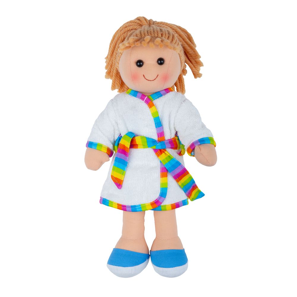 Bigjigs Toys Szmaciana lalka Michelle 34 cm
