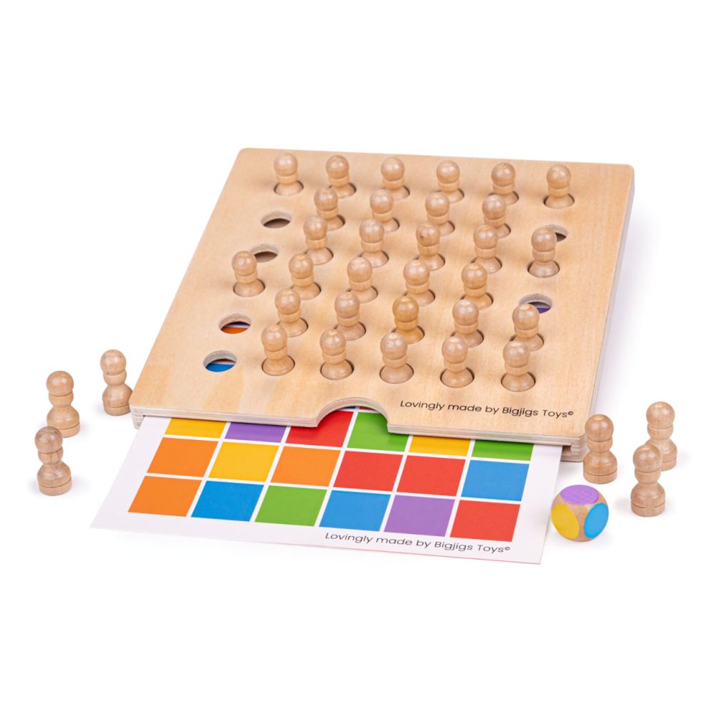 Bigjigs Toys Juego de Memoria Reconocimiento de Colores