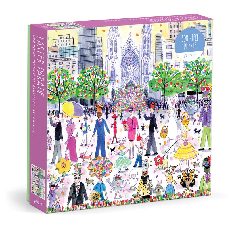 Galison Puzzle Michael Storrings Desfile de Pascua 500 piezas