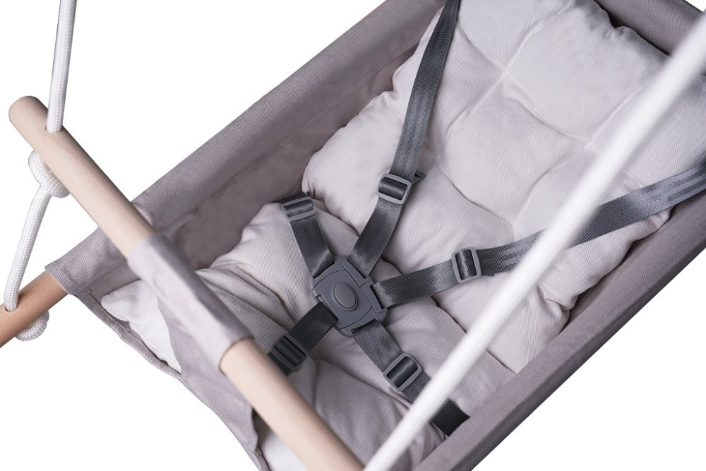 2Kids Toys Huśtawka dla najmłodszych szara - obrazek 3