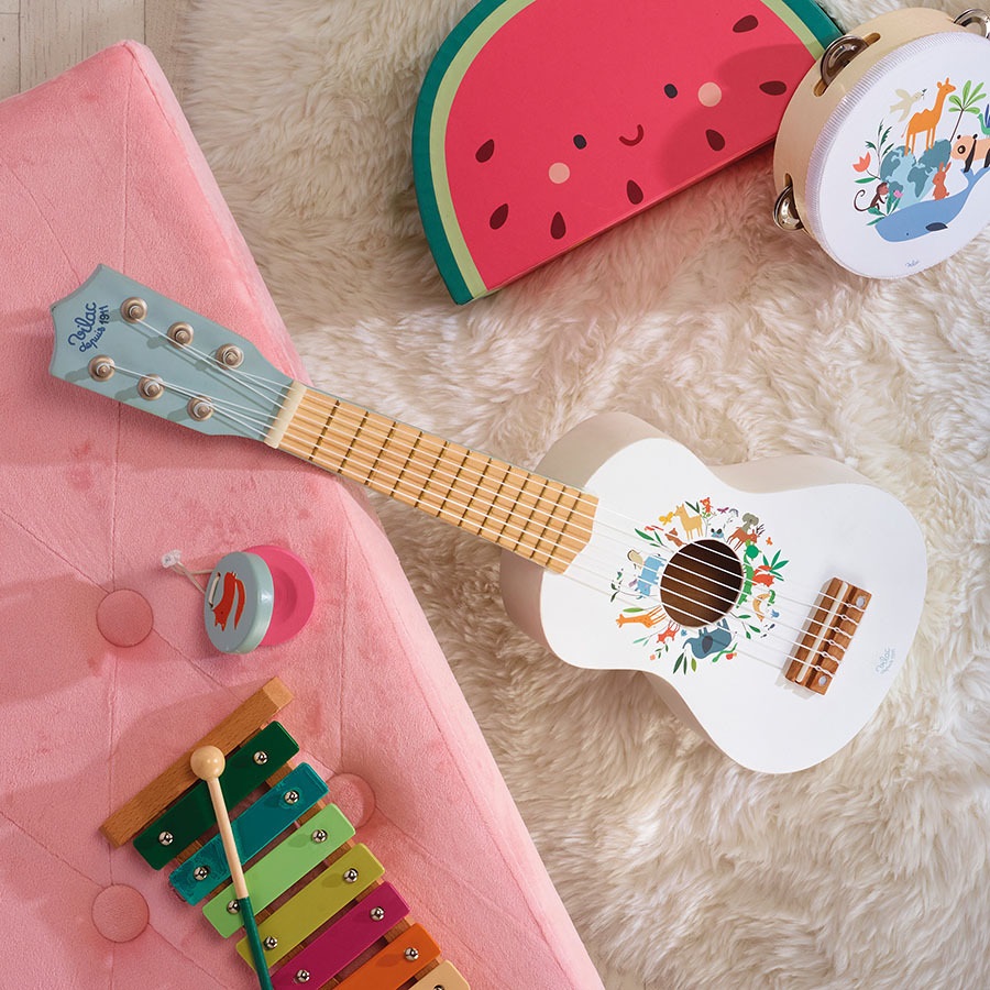 Vilac Guitarra de Madera Animales del Mundo Sarah Betz - Imagen 5