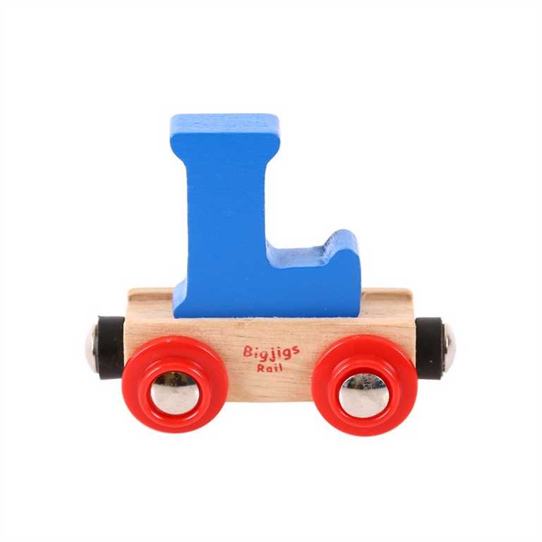 Bigjigs Rail Vagón de Tren de Madera - Letra L