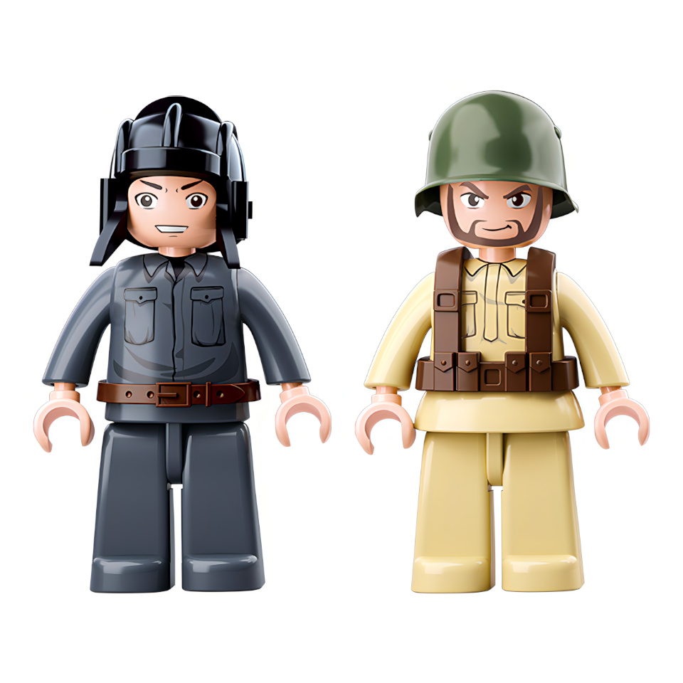 Sluban WWII M38-B0686 Soviet Tank BT7 - Image 6