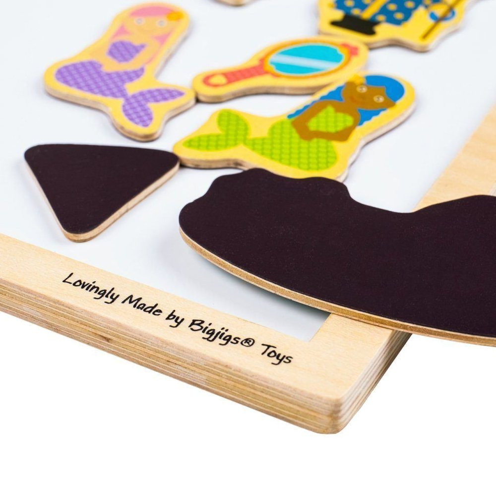 Bigjigs Toys Lavagna Magnetica in Legno - immagine 4
