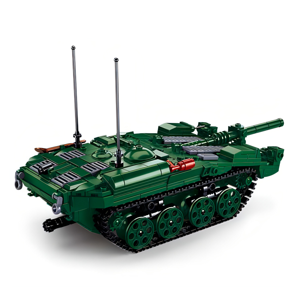 Sluban Model Bricks M38-B1010 Tanque de batalla STRV103 - Imagen 4