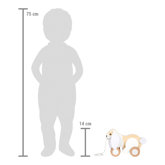 small foot Holz-Ziehtier Hase mit knisternden Ohren – Bild 7