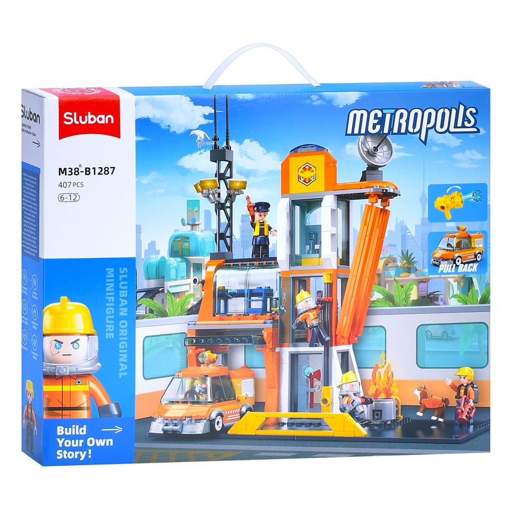 Sluban Metropolis M38-B1287 Cuartel General de Rescate
