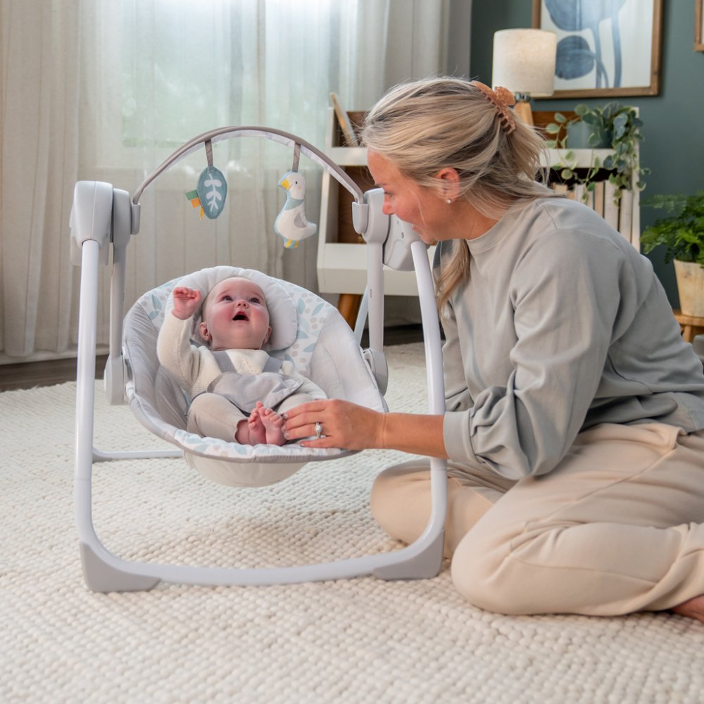 INGENUITY Columpio Convertible de Viaje con Melodía Endless Blooms™ 0m+, hasta 9kg - Imagen 6