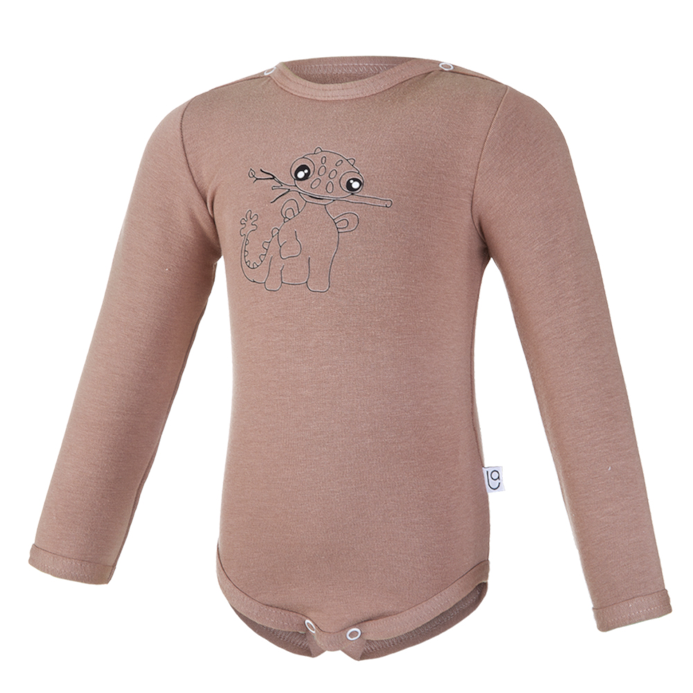 Outlast® - mogyorószínű body mintával 80