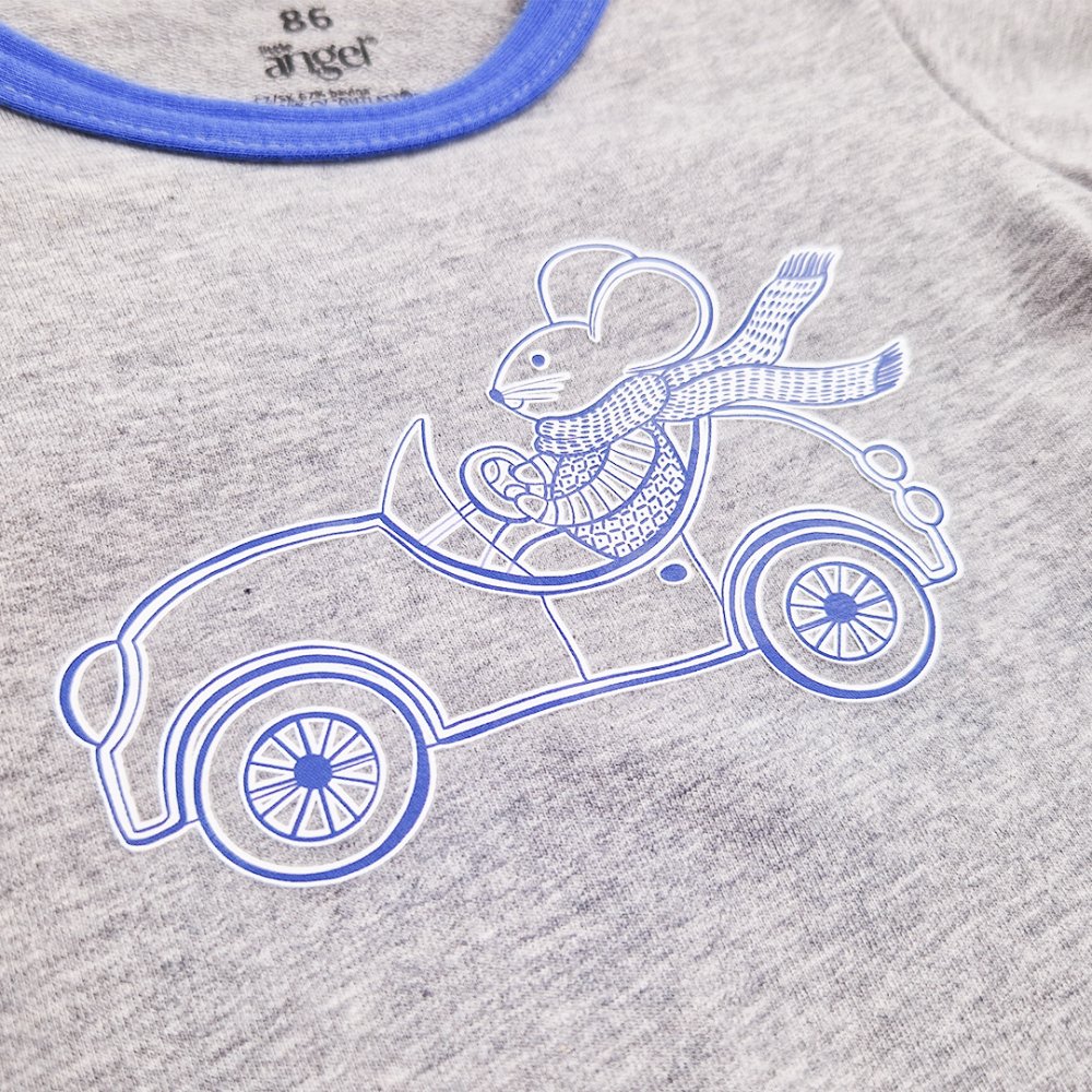 DR Outlast® szürke melír póló - csúszásgátló mintával 104 - Image 4